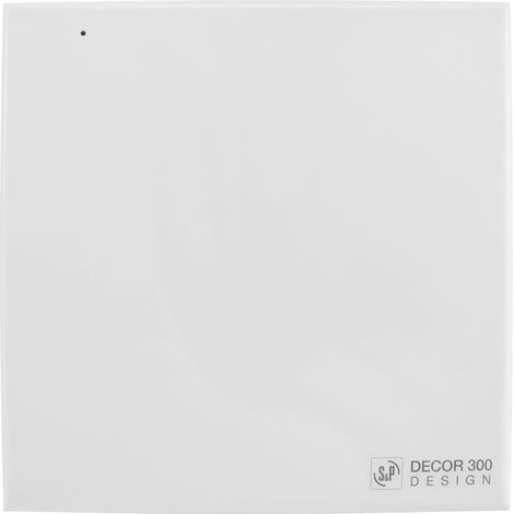 Aérateur extra-plat design, 250 m3/h, 25W, temporisation réglable, D 150 mm S&P (UNELVENT) 401454