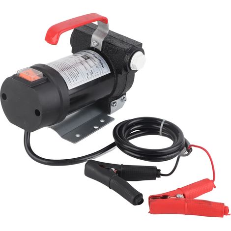 Pompe à carburant diesel 12V 40L/min, auto-amorçante, transfert d'huile, sortie G3/4 pour tuyau 1 pouce, portable (1/5)