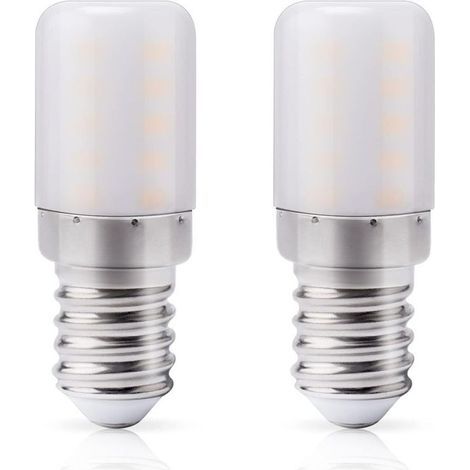 Ampoule LED E14 Pour Réfrigérateur Hotte Et Machine À Coudre 3 W 2700 K Blanc Chaud 300 Lm Remplace Halogène 30 W Lot De 2 (1/4)