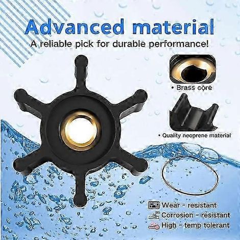 Kit turbine et joint compatible avec la pompe de transfert Milwaukee M18, pièce de rechange compatible 4991662771, avec lubrifiant LX WHBYV (1/4)