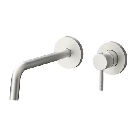 Miscelatore incasso lavabo Steel Looking, con bocca e aeratore 248mm. Paffoni serie Jolly JL106ST70  Steel looking (1/2)