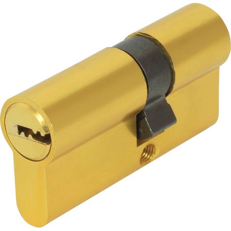Profilzylinder Schließzylinder HOMER 31/31 Zylinderschloss 5 Schlüsseln Gold (1/5)