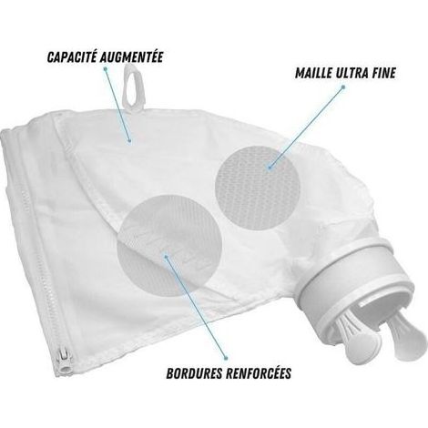 pair Sac à limon adaptable Haute Qualité pour Polaris 280 ou 480 robot nettoyeur de piscine (1/3)
