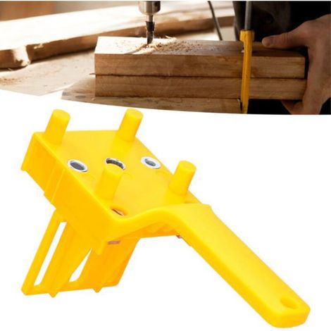 Kit De Gabarit À Chevilles - Plastique Renforcé Et Métal - Auto-centrant Jusqu'à 32 Mm - Pour Assemblage Chant-à-chant - 41 Pièces (1/4)