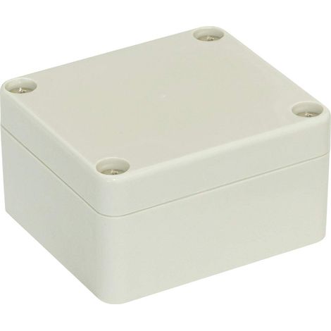 BLANKO BOÎTIER MODULAIRE UNIVERSEL EN PLASTIQUE ABS AVEC COUVERCLE, BOÎTIER MULTI-USAGES AVEC POINTS DE MONTAGE POUR CIRCUITS IM