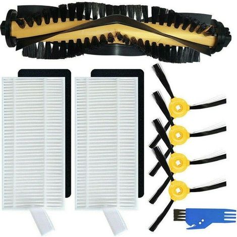 Kit de 8 brosses latérales principales et filtres pour aspirateur robot Eufy RoboVac 11S, 11 DEEBOT N79 (1/5)