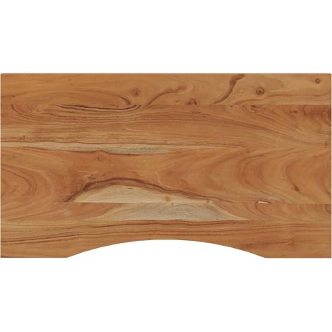 Dessus de bureau  Dessus de table  Plateau de table 100x50x2,5 cm rectangulaire bois massif acacia