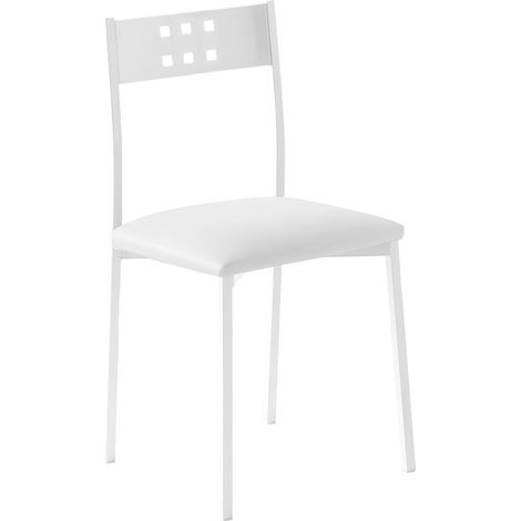 MOMMA HOME PACK SILLA XARA WHITE Sillas: 2 Sillas - Color: Asiento Blanco (1/4)