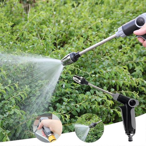 Filiyano-Buse de lavage auto à longue lance, buse d'extension en métal, buse de galvanoplastie, interrupteur à un bouton, buse à eau haute pression (1/5)