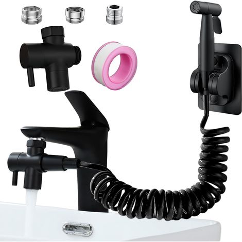 WC Pulvérisateur Bidet de Toilette Pommeau de Douche G1/2 (1/5)
