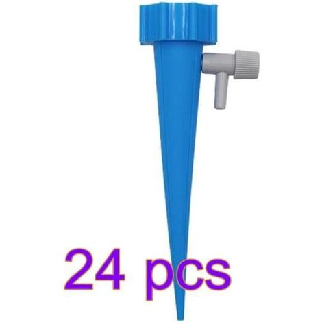 Arrosage,Système d'arrosage automatique goutte-à-goutte,36-24-12-6-1 pièces,Kits de pointes pour plantes et - Type 24pcs-blue -B (1/4)