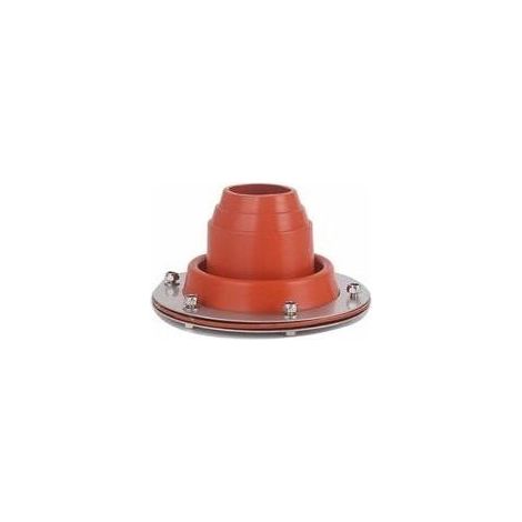 Anti-scalding stove inlet for wood stove pipe – Durable steel base – 5.5 cm diameter – Weatherproof collar (1/5)