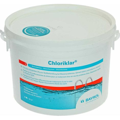 Pastille Chloriklar seau de 3 kg