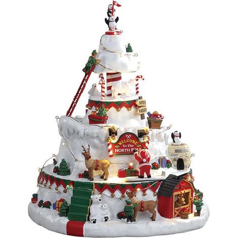 La torre del polo nord VILLAGGIO DI NATALE LEMAX 84348 - GIOSTRINA NATALIZIA North pole tower