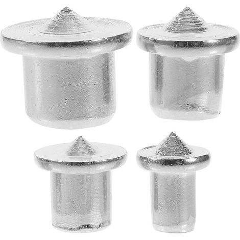 Lot de 4 chevilles de transfert pour meubles en bois-1.9X1.9CM-Silver