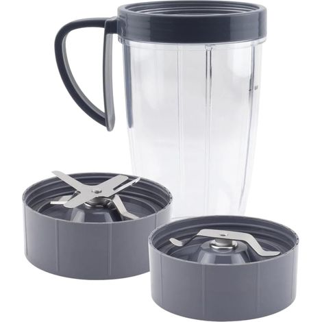 Lame de rechange pour 24 oz Tall Cup, Extractor lame & Flat Milling lame remplacement pièces avec NutriBullet 600W 900W Blenders N (1/5)