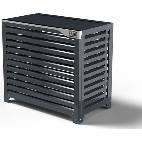 Cover Pompa di Calore 115x67x95 cm a Terra Indipendente Big Blade XL Antracite (1/5)