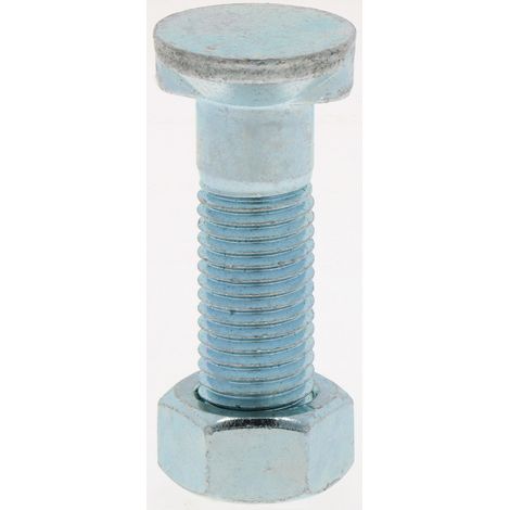 Boulon de charrue avec écrou M20x2,5, longueur 75 mm, classe 10,9 pour charrue agricole 2075HU10