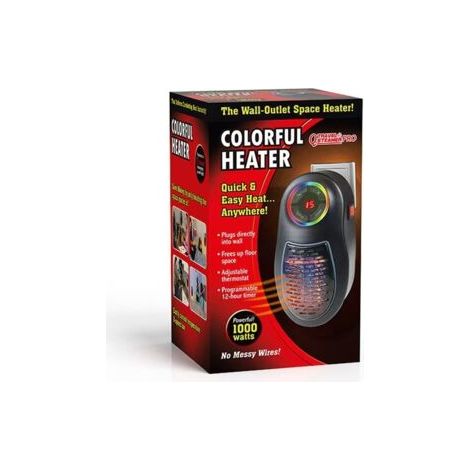 Mini Chauffage, radiateur électrique portable, radiateur de bureau pour le bureau et la maison, souffleur d'air chaud avec télécommande intelligente (1/5)