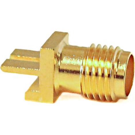 Mueller Electric BU-1420761851 Spina adattatore Presa SMA - Circuito stampato Ottone