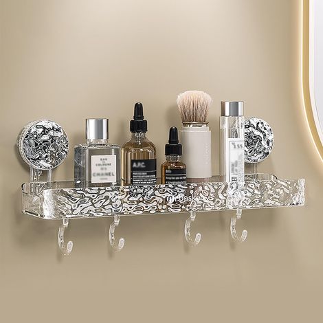 SHINING HOUSE Badezimmer-Organizer und Aufbewahrung, Duschregal, Badezimmerregale, Duschregal für Innendusche, Duschwand-Organizer (1/5)