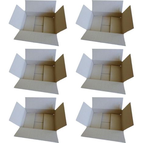 6 cartons d'emballage 31 x 21 x 7,5 cm (1/3)