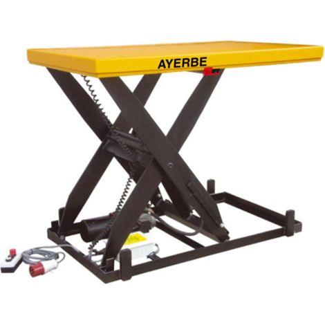 AYERBE - 580095 - Mesa electrohidráulica Plataforma. 1 Tn elevación eléctrica - AY-1100-EMH (1/3)