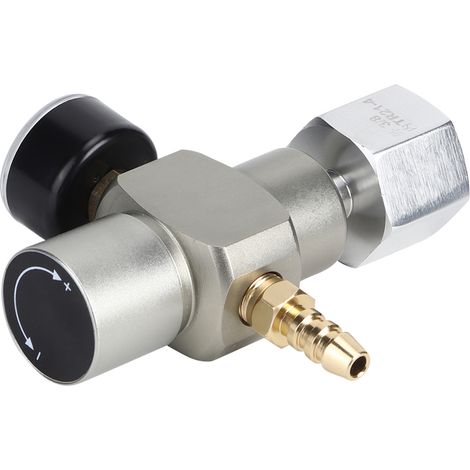 Mini régulateur CO2 2 en 1 pour soda avec manomètre et adaptateur 3/8" TR21.4 (1/5)