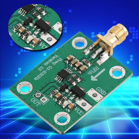 AD8313 Logarithmischer Detektor für HF-Signale, Logarithmischer Ausgangsleistungsmesser 0,1–2,5 GHz, Controller (1/5)