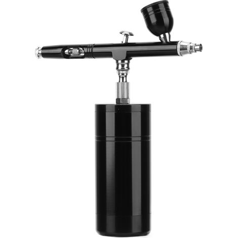 Tragbare, wiederaufladbare, kabellose Airbrush-Pistole für Maniküre, Tortendekoration und Bastelarbeiten, komplettes Set mit Sprühdüse. (1/5)