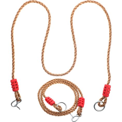 2 Pièces Sangle Suspendre Réglable en Nylon et PE pour Balançoire Extérieure Corde Robuste Résistante aux Intempéries pour Chaise (1/4)