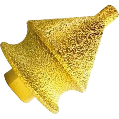 Mèches à Chanfrein pour Bois Outil avec Filetage M10 Mèche à Chanfrein Pour La Meuleuse Le Trou Le Béton Le Carrelage Le Marbre Le Métal La Réparation La Menuiserie (1/5)