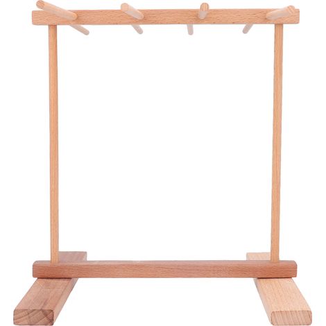 Égouttoir à pâtes en bois pliable et antidérapant, 39 x 22 x 30 cm, idéal pour la maison. (1/5)