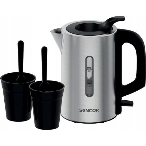 Sencor SWK 170SS Hervidor eléctrico 0,5 litros plateado