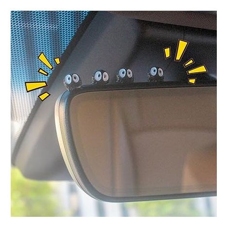 Voiture Décoration Intérieur Rigolote Mini Figurine Résine Charbon Gadget Rétroviseur et Tableau de Bord Accessoire Femme Suspendue Kawaii Déco Interieur (1/5)