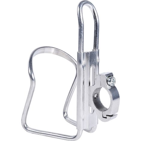 Motorrad-Getränkehalter, Flaschenadapter, Lenker-Getränkehalter, silberfarbenes Metall, Fahrrad-/Motorrad-Getränkehalter (1/5)