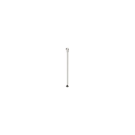 Supporto (gamba) per maniglia basculante Ø32, bianco