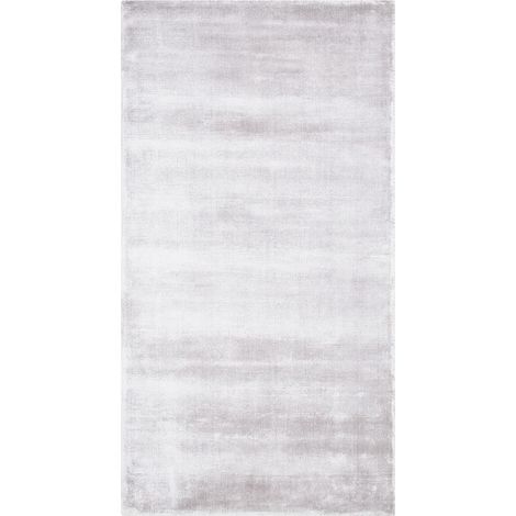 Tappeto a pelo corto grigio chiaro 80 x 150 cm Gesi II