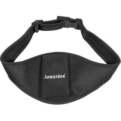 Ceinture de sport avec microphone intégré, sac banane de course, sac banane pour téléphone portable, pochette pour microphone-Black