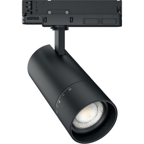 Spot LED sur Rail avec Adaptateur 3 allumages Noir 10/15/20W CCT Angle ajustable Miidex Lighting®
