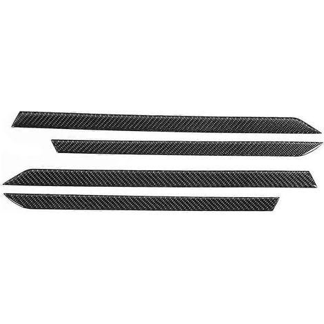 Ensemble de 4 garnitures de panneaux de porte intérieurs style fibre de carbone pour Honda (1/4)