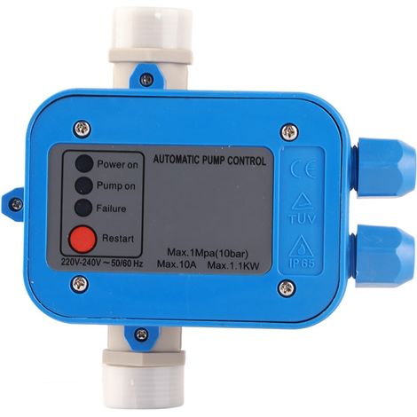 Contrôleur Automatique de Pression de Pompe à Eau Interrupteur électronique de Contrôle Automatique de Pompe pour Contrôler Divers (1/4)