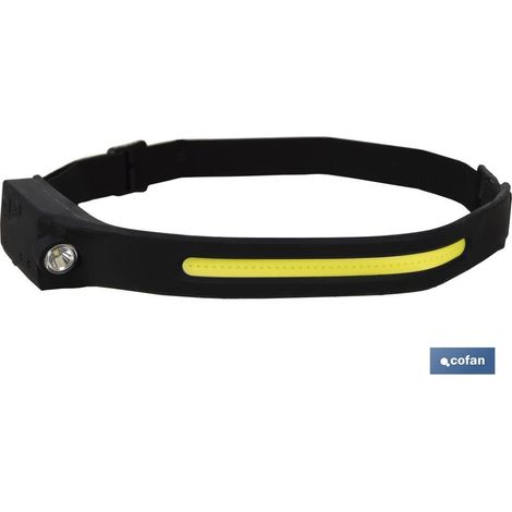 COFAN linterna dual de cabeza con sensor de activación 350 lm