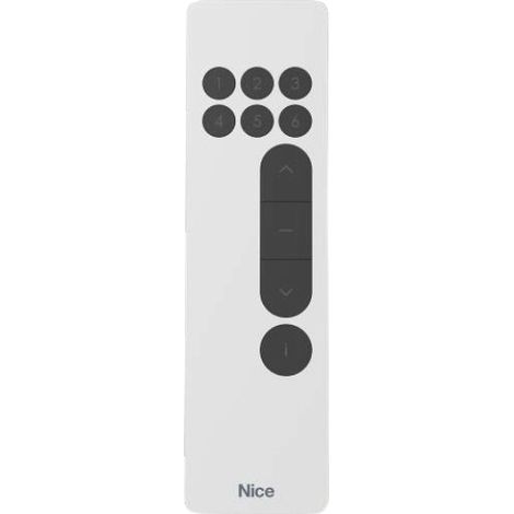 NICE DOMÌ P6 DOMIP6 Trasmettitore Radiocomando Bidirezionale Portatile 6 Canali Bianco