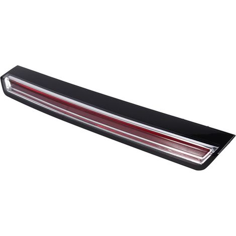 color: Black + Red Material: ABS Third brake light assembly, center high-mounted brake light (1/4)