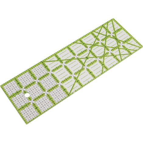 Règle de Couture en Acrylique Transparente - Précise et Durable pour Quilting et Patchwork (1/5)