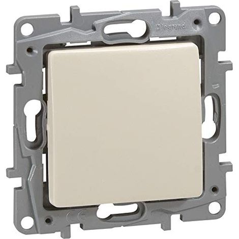 Legrand 664801 Interrupteur ou va-et-vient Niloé - 10 AX - 250 V - Couleur Lin