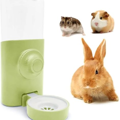 Abreuvoir Automatique pour Lapin Biberon Anti-Goutte pour Chinchilla Cochon dInde Hrisson Vert (1/4)