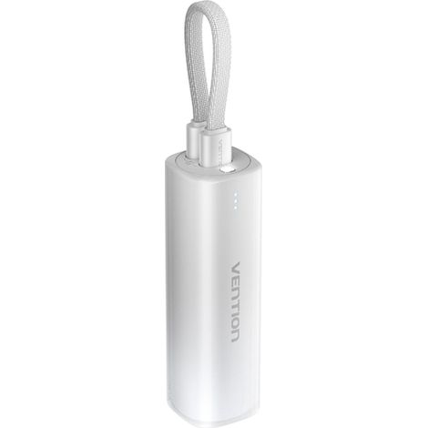 Vention PowerBank 5000mAh - USB-C, Lightning - Carga Rapida 20W
Características:
-Carcasa: PC+ABS
-Interfaz: USB-C/Lightning
-Capacidad de la batería: