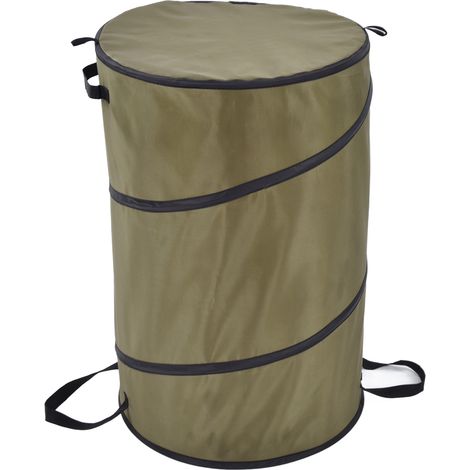 30 gallons 113L sac de collecte de feuilles jardin portable sac poubelle camping domestique grand format 113 litres (1/5)